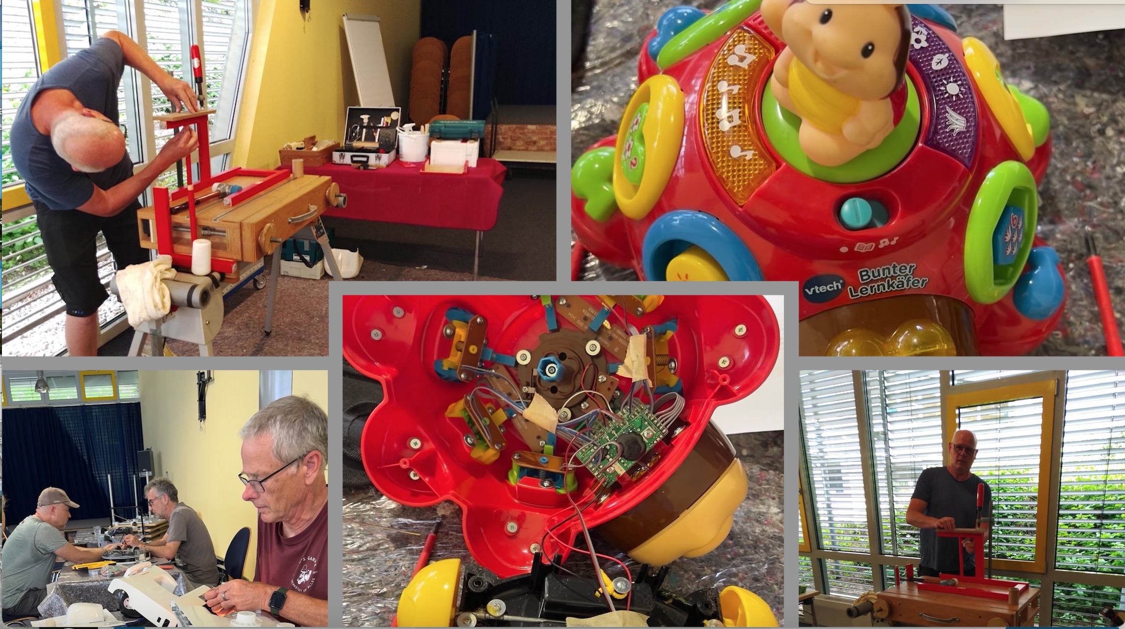 Repair Café im Juni – Kinderspielzeug- und Möbelreparaturen für strahlende Kinderaugen